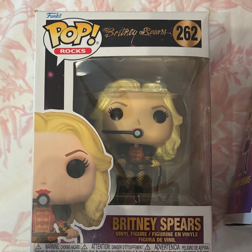 Funko Pop! Rocks Britney Spears with Blonde Hair and Black Outfit